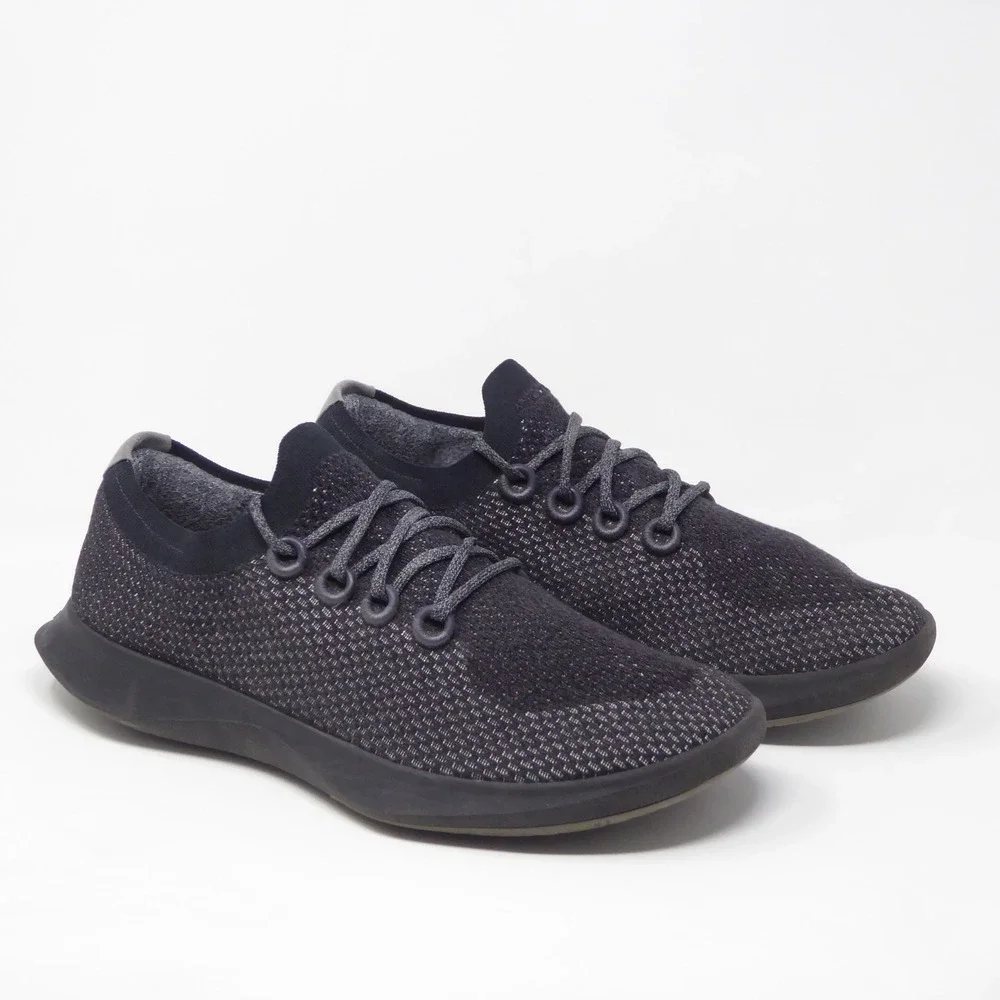 Allbirds Mens Tree Dashers Sneakers Black Low Top Running Shoes Size 14